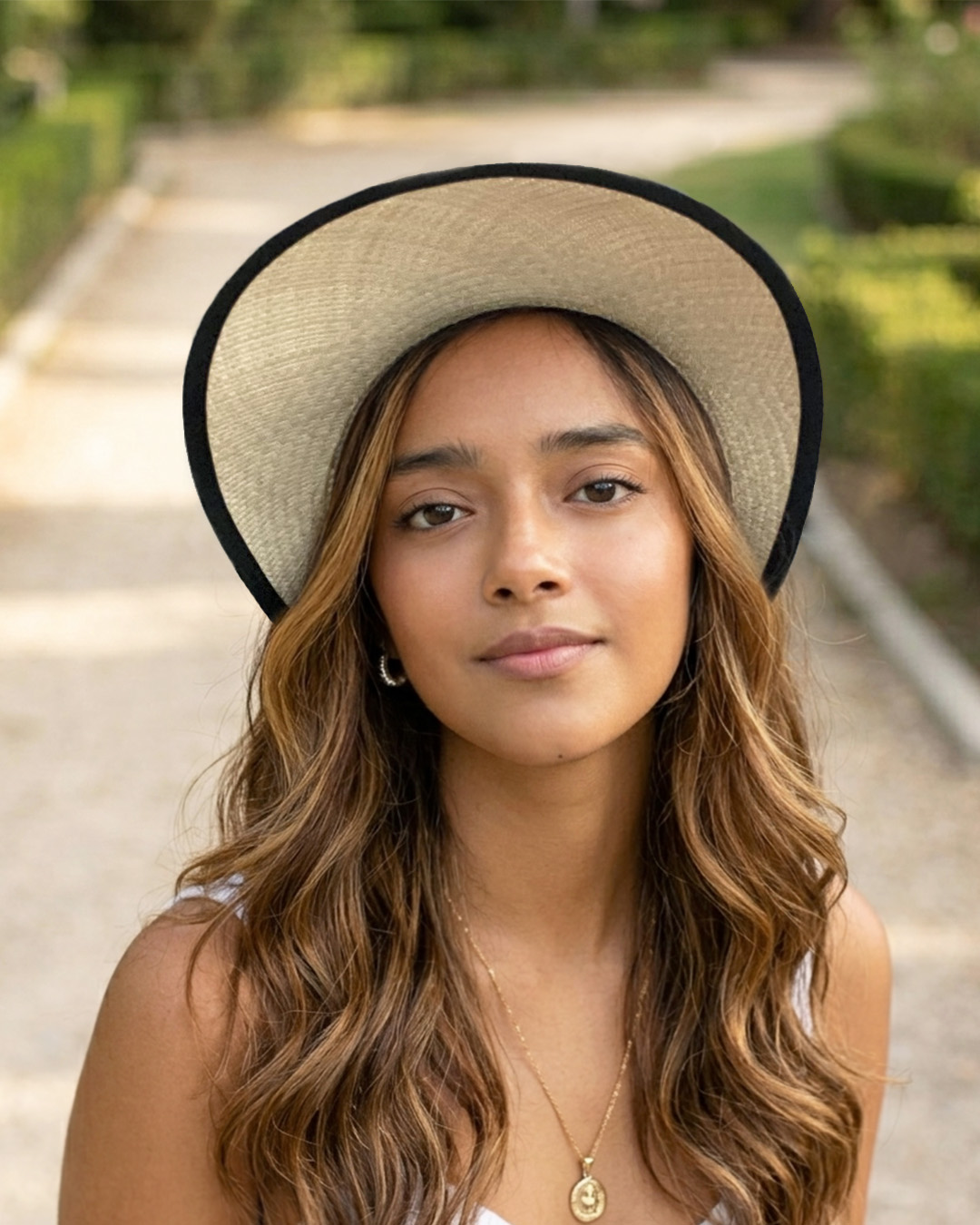 sombrero paja toquilla visera