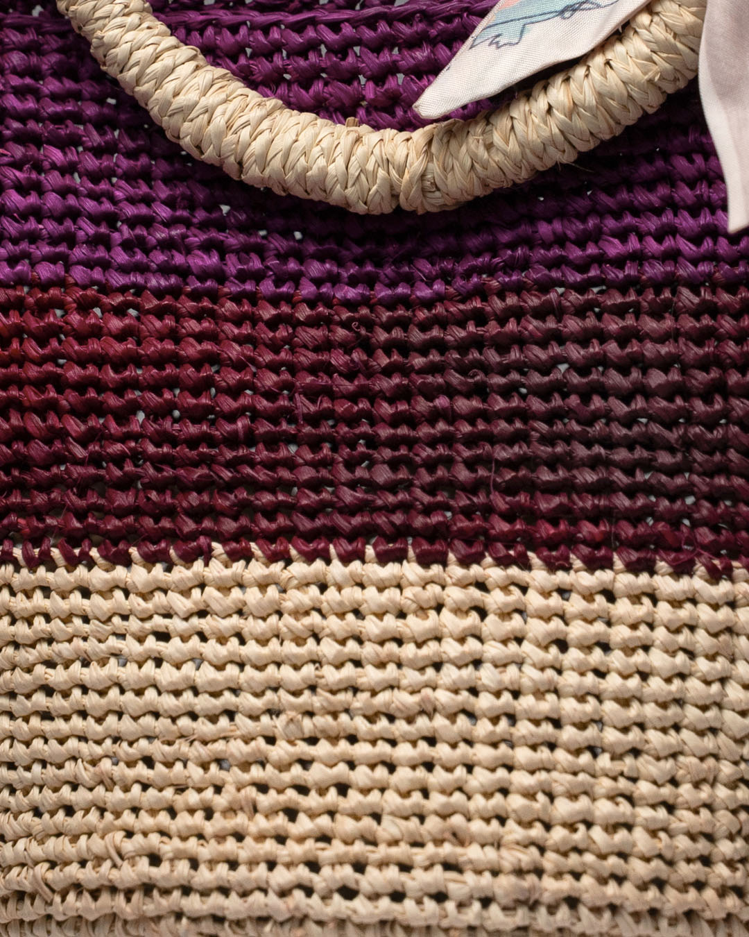 detalle bolso paja toquilla
